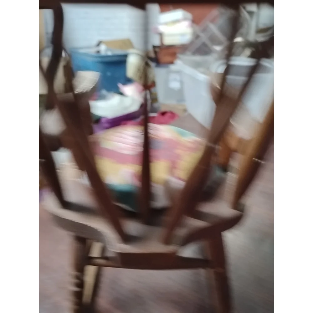 Vintage Wooden Doll Rocking Chair 7.75”‎